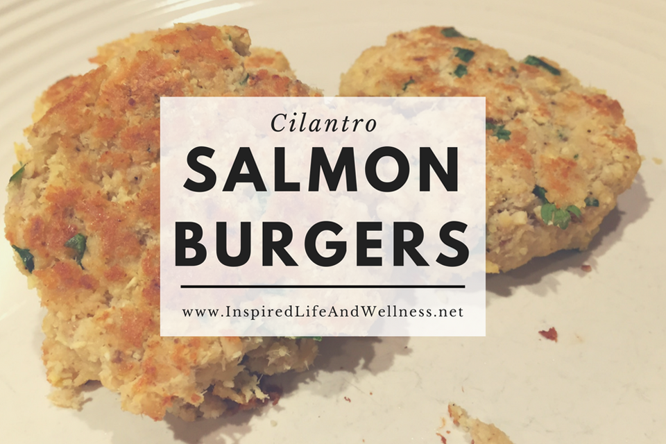 Cilantro Salmon Burgers