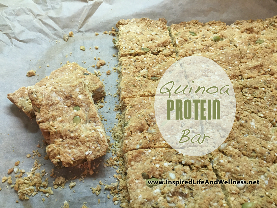 Quinoa Protein Bars |InspiredLifeAndWellness.net